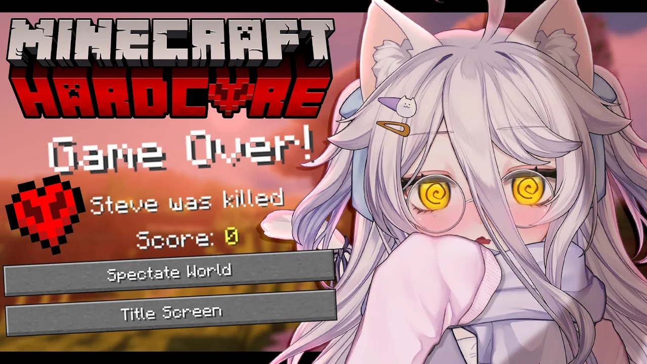 📛【【Minecraft】HARD CORE CHALLENGE DAYO! ／ ／!tts !fanbox !discord !vod !youtube !game